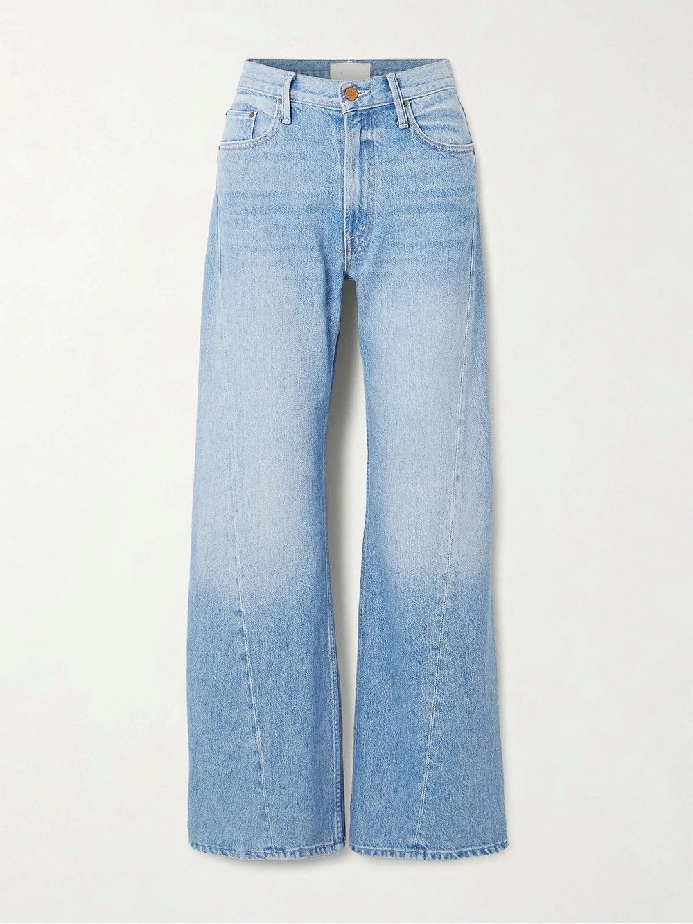 MOTHER SNACKS! Lemon Twist munchies jeans 31 BNWT LIMITED EDITION WIDE LEG denim